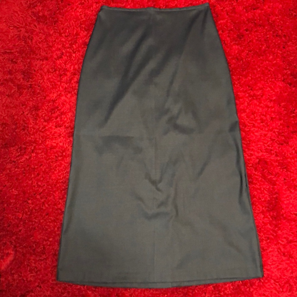 Old Navy Dark Gray Ankle Length Skirt